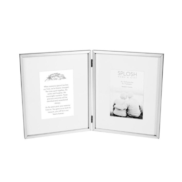 Splosh Sympathy In Loving Memory Photo Frame/Double Picture Display 29x47cm