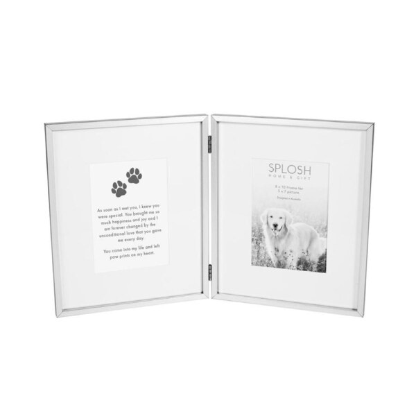 Splosh Sympathy Pet In Loving Memory Photo Frame/Double Picture Display 47cm