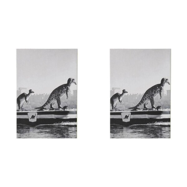 2x Christian Lacroix NYT Layflat Pocket Book Dinosaurs On Hudson Notebook