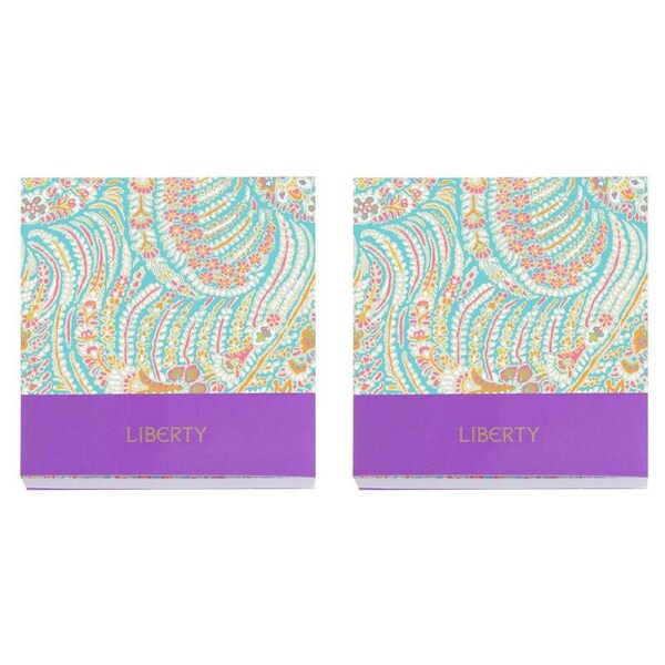 2x Christian Lacroix Liberty Oscar Sticky Note Pad Adhesive Memo Stationery 11cm