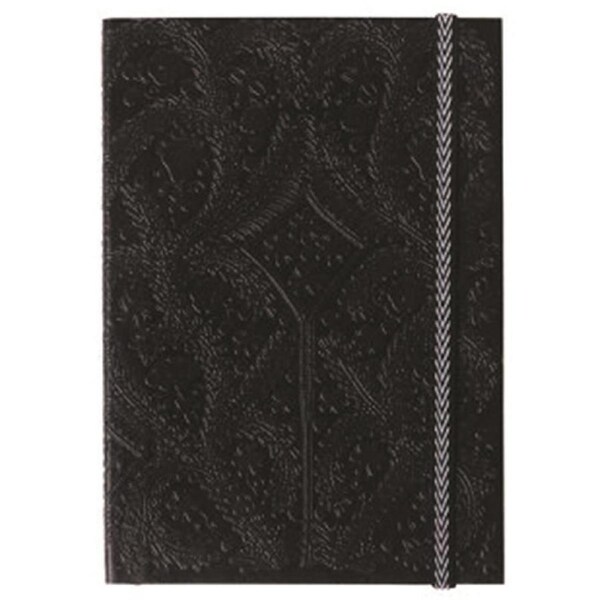 Christian Lacroix B5 Faux Leather Hardcover Paseo Emboss Journal Notebook Black