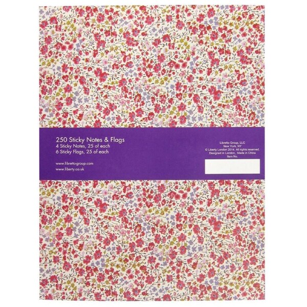 Christian Lacroix Liberty Lydia Sticky Notes & Flags Adhesive Memo Pad 25cm