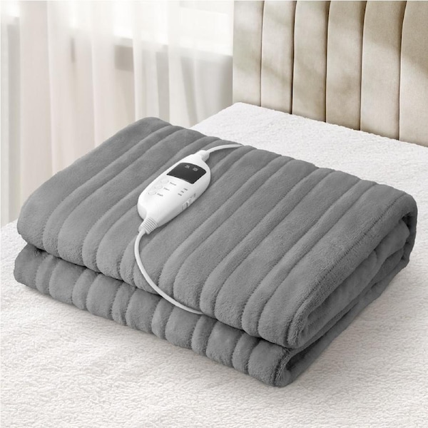Bedra Washable Electric Heated Blanket Flannel Throw Rug