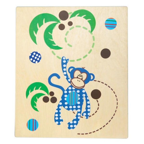 Cocoon Couture Mini Monkey Kids Wall Art
