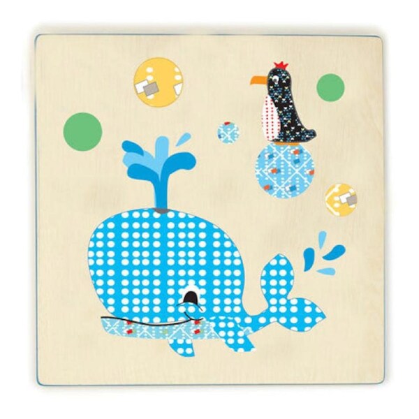 Cocoon Couture Mr Whale Kids Wall Art