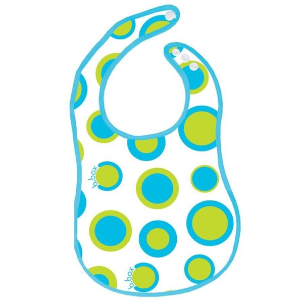 b.box Flat Baby Bib Retro Circles