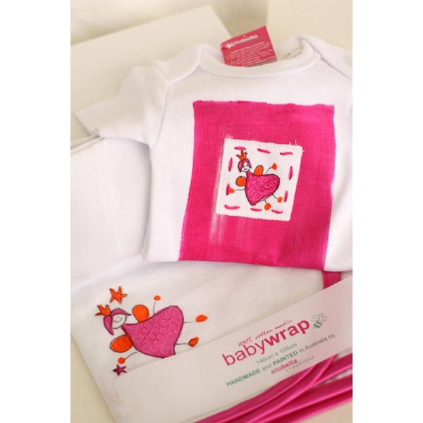Ellabella - Baby Muslin Wrap Fairy Print