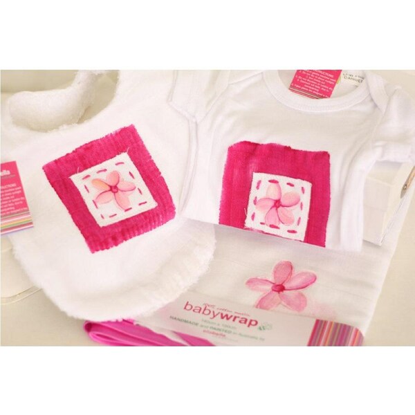 Ellabella - Baby Muslin Wrap Gerbera Print