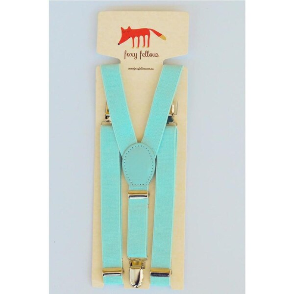 Foxy Fellow Portsea Blue Suspenders