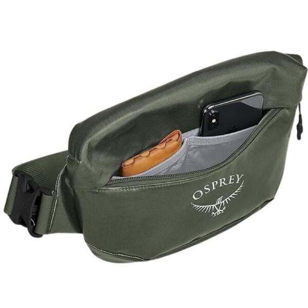 Osprey Transporter Waist Bum Bag Lifestyle Pack in Haybale Green - One Size
