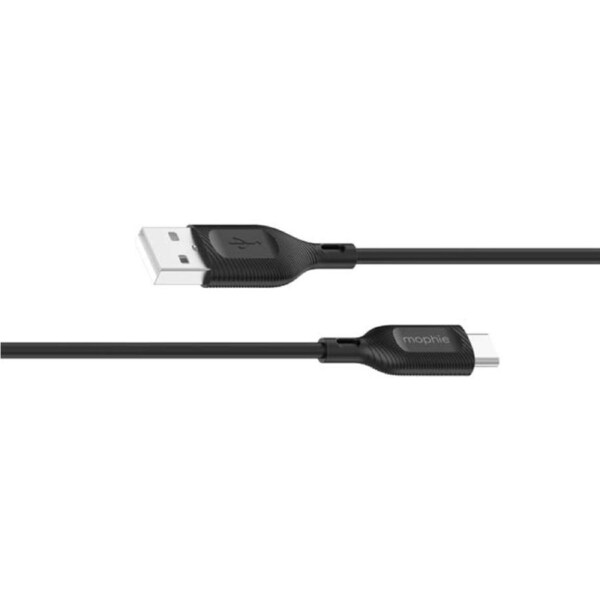 Mophie Essential USB-C to USB-A Cable 1M - Black