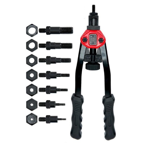 Nutsert Tool Heavy Duty Nut Gun M3-12 Nut Rivet Riveter Nutsert Kit Rivnut