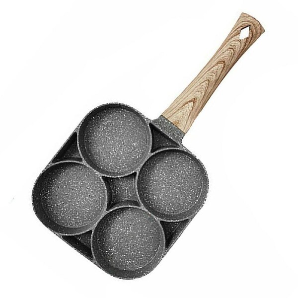 4 Cup Fried Egg Pancake Burger Pan Non Stick Breakfast Egg Pan Cookwares