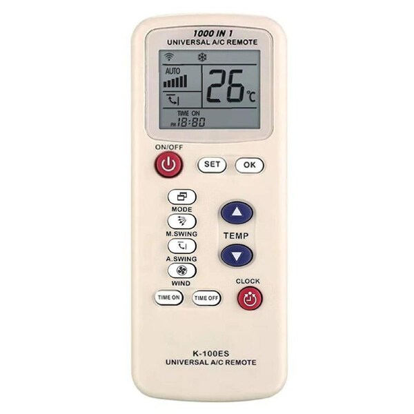 Universal Air Conditioner Remote Control AC For LS K-100ES Panasonic Fujitsu