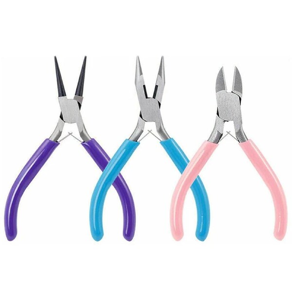 Round Nose Pliers Beading Jewellery Making Tools Wire Cutters Combo Tools