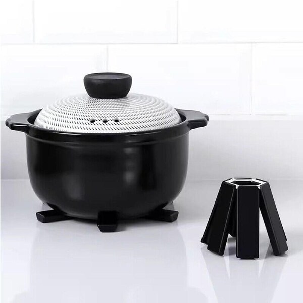 Creative Folding Heat Insulation Pot Pad Nonslip Kitchen Bowl Coaster Mat