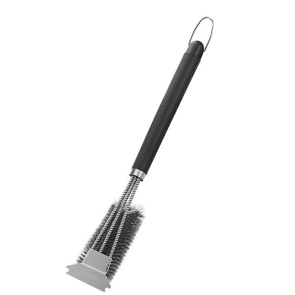Grill Brush And Scraper 18 Inch Stainless Steel Barbecue Cleaning Brush Wire Bri