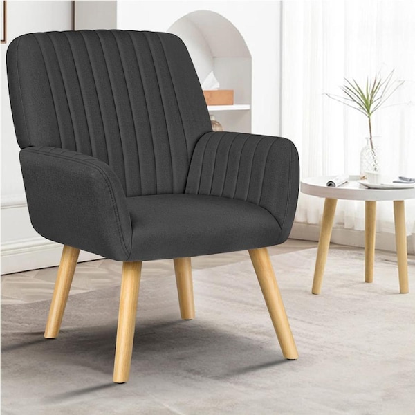 ALFORDSON Armchair Accent Chair Lounge Fabric Grey