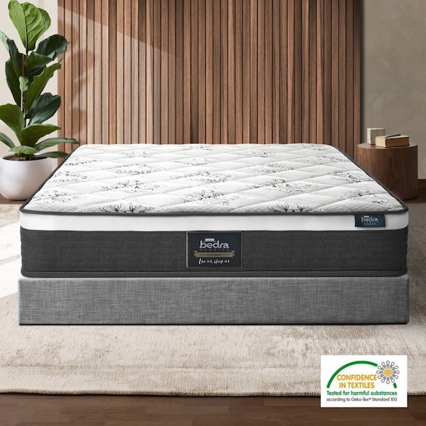 Bedra 30cm Queen Mattress Luxury Foam Bed Firm Pocket Spring