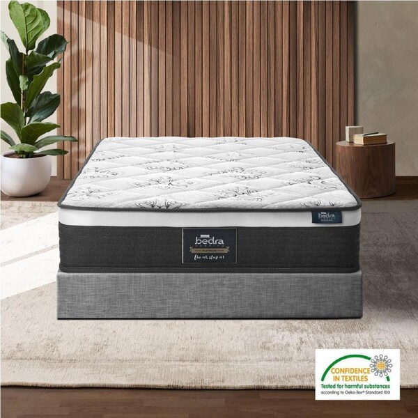 Bedra 30cm Single Mattress Luxury Foam Bed Firm Pocket Spring