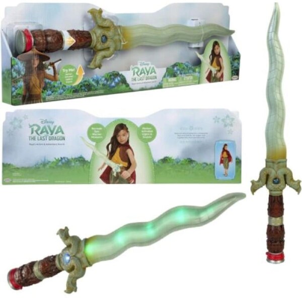 Jakks Pacific Raya & The Last Dragon Feature Dragon Blade Ages 3+ New Toy Sword