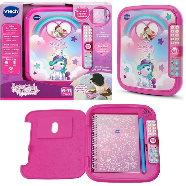 VTech Secret Safe Notebook Electronic Educational Diary Journal Password Lock