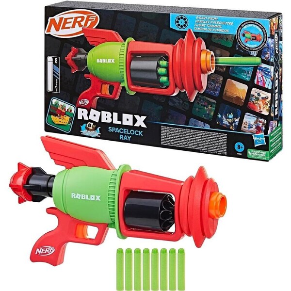 Nerf Roblox Spacelock Ray Blaster Build A Boat For Treasure Ages 8+ New Toy Gun