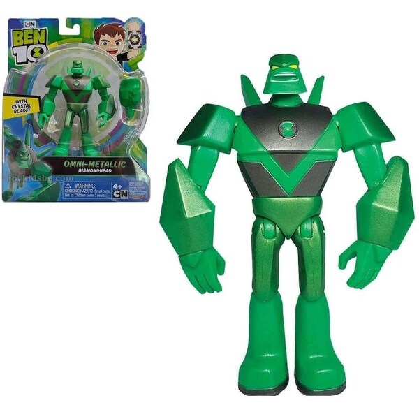 Ben 10 Omni-Metallic Diamondhead Cartoon Network Play Gift Assorted Ages 4+ New Toy