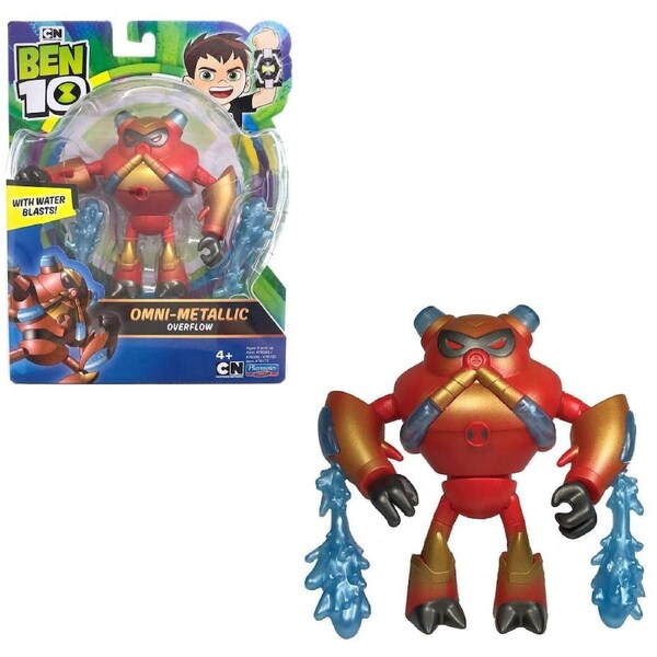 Ben 10 Omni-Metallic OverFlow Cartoon Network Play Gift Assorted Ages 4+ New Toy