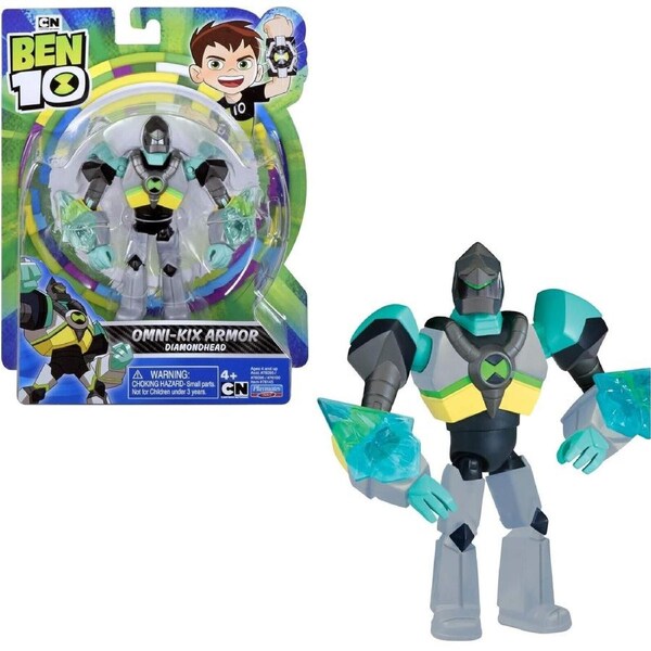 Ben 10 Omni-kix Armor Diamond Head Cartoon Network Play Gift Assorted Ages 4+ New Toy