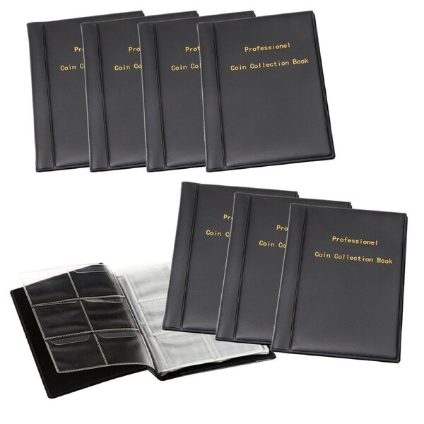 Coin Collection Book Australia Holder Album Collectors Collector Albums Australian Coins Display Storage Badges Penny Stock Fits 50 Cent Pockets 60 8X