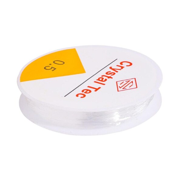 Stretch Elastic Cord String 0.5mm, 720meter (40 rolls),Clear, Bead Beading Jewellery Bracelet Jewelry Making Strong Thread Line Crystal Necklace