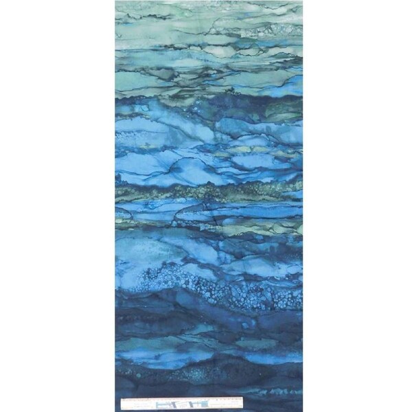 Patchwork Quilting Fabric Bliss Ombre Pond 1/2m Cut 50x110cm