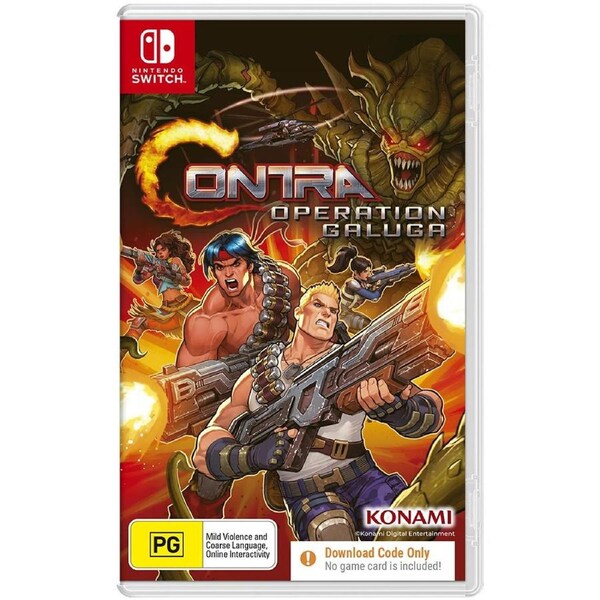 Contra: Operation Galuga (Download Code in Box) (Switch)