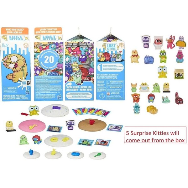 Lost Kitties Multipack Ages 5+ Toy Play Playdoh Build Gift Hasbro Kitty Pet Fun