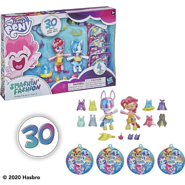 My Little Pony Smashin Fashion Pinkie Pie Doll Ages 5+ New Toy Balloon Rainbow