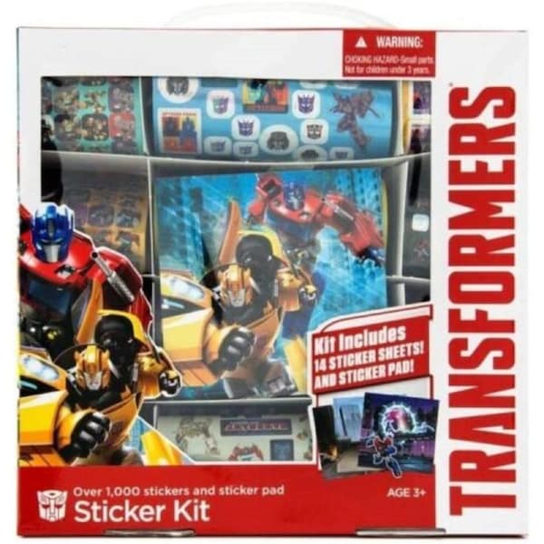 Transformers 1000+ Stickers and Sticker Pad Set Ages 3+ New Toy Robot Car Play