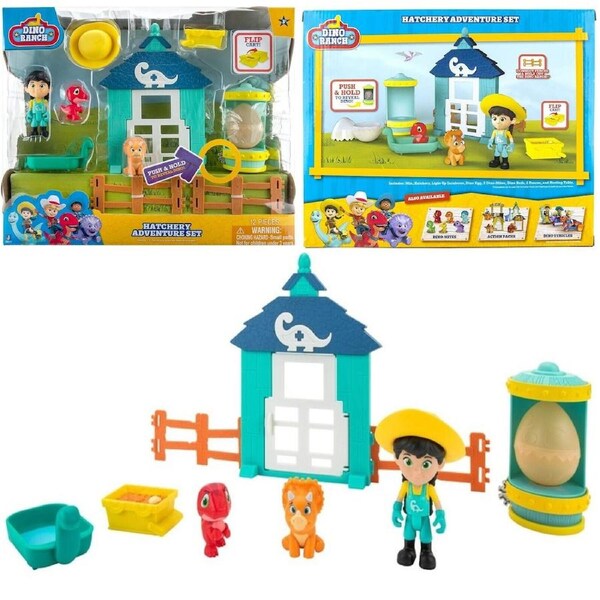 Dino Ranch Clubhouse Hatchery Adventure Set Egg Incubator Ages 3+ New Toy Doll