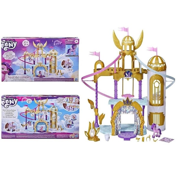 My Little Pony New Generation Movie Royal Racing Ziplines 22 Inch Castle Playset