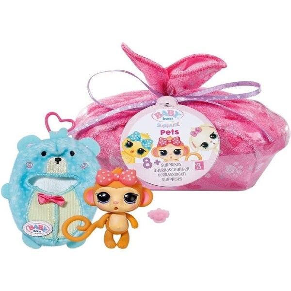 Baby Born Pets Mystery Assorted Surprise Toy Swaddle Pacifier Accessories Pet