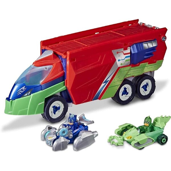 PJ Masks PJ Launching Seeker Preschool Toy Transforming Vehicle Playset