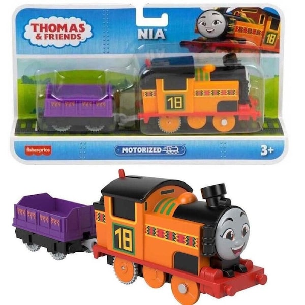 Thomas & Friends Motorised Trackmaster New Train Track Metal Engine Diecast Car - Master Nia 2.