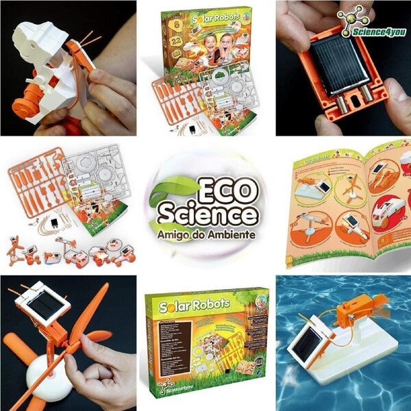 Science4you Solar Robots Science Project Activity School Project Experiment Gift