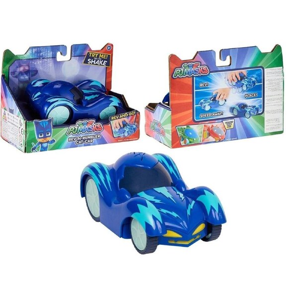 PJ Masks Rev-N-Rumbler Cat-Car Shake Car Race Fun