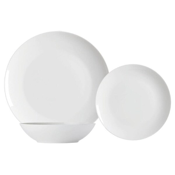 Maxwell & Williams 12PC Cashmere Resort Coupe Dinner Set Bowls/Plates Tableware