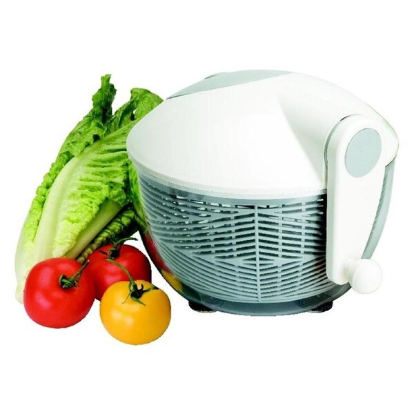 Avanti 30cm Clear Salad Spinner/Washer/Dryer/Container/Storage w/Brake/White