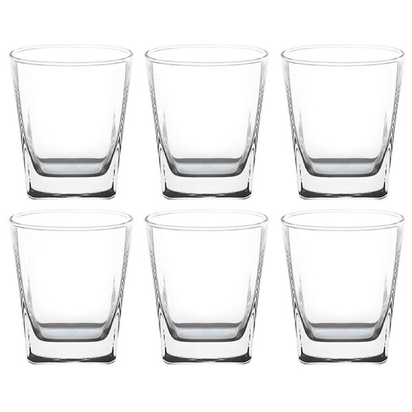 6pc Ocean Plaza 295ml Tumbler Glass Juice/Cocktail Drinking Glasses Set Clear