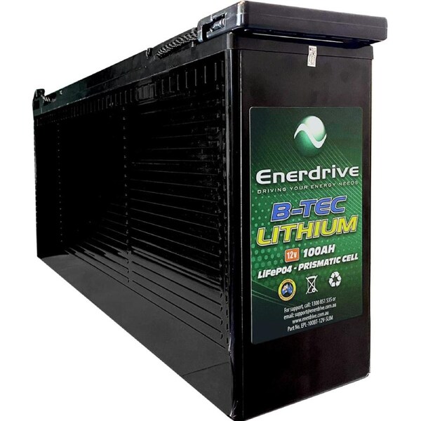 Enerdrive B-TEC 100Ah Slimline Lithium Battery