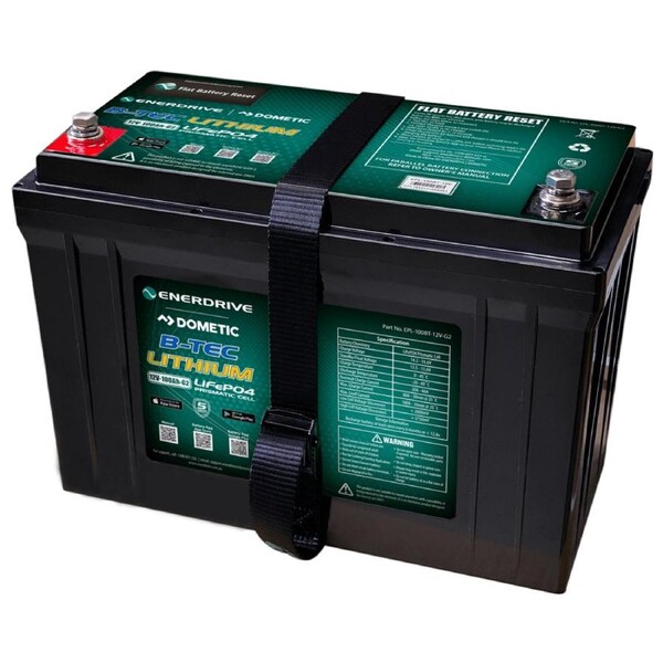 Enerdrive B-TEC 100Ah Lithium Battery