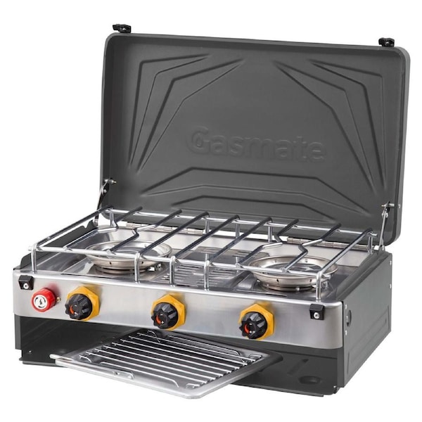 Gasmate Turbo 2 Burner Stove & Grill